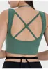 Brandlulu Yoga Outfits Women Running Crop Gym Clothing voor fitness impact vrouw sport beha zonder botten meisjes yoga slijtage dhl gratis verzending