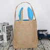 Geschenkverpackung niedliche Ohren Design Ostertasche Stoff Tasche Handtasche Korb für Eier Süßigkeitengeschenke Jagen auf Party Festival -Taschen