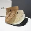 RH春夏ファッションバイザーの麦わら帽子のタッセルデザイン空のトップアウトドア女性サンキャップ240320