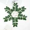 Fleurs décoratives 10pcs Foliage vert artificiel pour le mariage Fournitures de fête en plein air Boîte de Noël de Noël