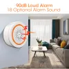 Siren AUBESS Tuya ZigBee Siren 90dB Sound Light Alarm Smart Home Security Protection Alarm System Work With Smart Life Zigbee Gateway