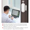 Détecteur Gautone PB69 Tuya Smart WiFi Door Capteur Home Security Alert Security Alarm Window Detector Application Notification Smart Life