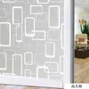 Fönsterklistermärken PVC Frosted Självhäftande vattentätt glas genomskinligt badrum Anti-Peeping Home Decoration Accessorie
