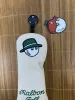 Tees beige color pescerman hat golf club club Fairway Woods Hybrid Ut Iron Puttter e Mallet Putter Head Cover Golf Club Cover