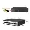 Tillbehör CCTV 8 Port Poe Switch 802.3AF IEEE Fast Ethernet Switch 10 Port 10/100 Switch med 8 Port Poe för Poe IP Camera Network Camera