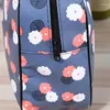 Sacs de cosmétique Fille extérieure de voyage de voyage de toilette Case de maquillage à fermeture éclair féminin organisateur de fleur de mode