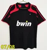 ACレトロサッカージャージ2006 2007 2013 2014 Milans Football Shirt Gullit Van Basten Kaka Inzaghi 1995 96 98 99 2009 2010 Retro Classics Jerseys Shirts Maillot Camiseta