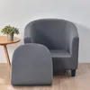 Couvre-chaise Couleur continue Spandex Club Taignage Soupa Sofa Slipcover Coupchoir Protecteur de meubles lavables amovibles