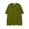 Mężczyzn T Shirt Luksusowy designerka T Shirt Mens Women Fashion Solid Color Print Druku