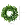 Dekorative Blumen künstliche Girlande Eukalyptus Dekor Plastikkranz Grüne Blatt Verzierung Dekorieren Sie die Wand Vordertür Hochzeit Dekorationen