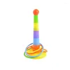 Other Bird Supplies 1/2/4PCS Parrot Toy Bite Chewing Pet Swing Ball Standing Plastic Rings Training Intelligence