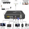 Intercom Smar CCTV DVR Hybrid 4Ch 8ch 5MN 5 in 1 AHD CVI TVI CVBS 1080p Sicherheitsdvr NVR für AHD Camera IP -Kamera Analoge Kamera