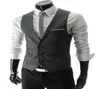 2019 colete preto modesto coletes de pegada de peito britânico Men039s Terno Vests Slim Fit Men039S Vestido Vestido Casamento