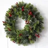 Decorative Flowers Christmas Holiday Art Wreath Artificial Lighting Simulation Multifunctional Party Year Decor Props