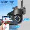 Camera's Okam 5MP Mini WiFi PTZ Camera Outdoor Baby Monitor Wireless CCTV Security Camera Humanoid Automatische tracking Kleur Night Vision