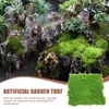 Decorative Flowers Artificial Fake Moss For Landscaping Outdoor Decor Mini Garden Micro Scene Layout Prop Turf Lawn Grass