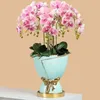 Vase Ceramic FlowerPot Nordic Light Luxury Tabletop Decoration Vase Creative Personality Tulip Pot Phalaenopsis家の装飾