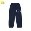 23FW tungt tyg Classic CB Jacquard Knit Sweatpants Män Kvinnor Överdimensionerad Green Royal Blue Cole Buxton Casual Pants with Tag 240326