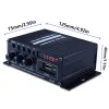 アンプAK370 Bluetooth Amplifier Sound Amp HIFI 2.0チャネルベースとRCA SD SD SDSBフラッシュドライブUSBオーディオ入力DC12Vのトレブル調整