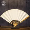 Figurine decorative | Concubine Mei Blank Door Chang Custom Paper Fan Calligraphy Iscrizione dipinto e piegatura manuale fai -da -te