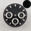 Kits 29 mm VK63 Dial Panda Dial Lumineuze aangepaste wijzerplaat VK63 Case Quartz Watch Dial Fit VK63 Beweging Chronograph Watch Accessoires