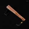 Dekoracyjne figurki | Birmese Eaglewood Fan Classic Dust Out Out Out Chinese Handicraft Sandalwood Folding Prezent