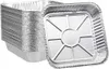 Miski 8x8 aluminiowa folia ogrzewacza magazynowanie lekkich i wygodnych 50 opakowań jednorazowych doskonałych