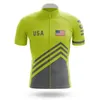 Męskie ubrania Team USA Flag Cycling Odzież Summer Summer Rower z krótkim rękawem Ropa Ciclismo MTB Ubrania sportowe 240328