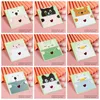 Gift Wrap 6PCS Folded Blessing Thank Envelope Bear Ins Cartoon Greeting Card Cute Decoration Letter Paper