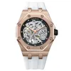 18 KINYUED Fully Automatic Mechanical Fashion Hollow Waterproof Men's Watch