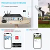 SISTEMA ZOSI 1080p Video Surveillance Sistema con Avviso intelligente 8CH 5MP Lite H.265+ CCTV DVR con fotocamera di sicurezza per la casa per esterni 4x da 2,0 MP HD