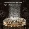 Bouteilles d'eau Machine d'ionizer portable de bouilloire efficace pour les voyages à domicile riche en hydrogène rechargeable