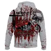 Hoodies pour hommes Horreur Skull Fashion 3D Imprimé hommes Femmes enfants Sweatshirts Boy Girl Kids Streetwear Pullover Long Manches décontractées