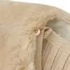 Magliette da donna Cappotto femmina COLORE SOLID COLLATO COLLARE LUSCA COSTA BIBATO Great-rive