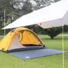 Tarp de camping étanche épaississeur de pique-nique tapis de plage durable de plage de la tente multifonctionnelle Tente de pas à la canopée du couvre-sol pour la randonnée 240329