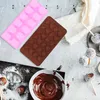 Piastre da 4 pezzi muffa piccoli stampi di cioccolato aldult caramelle per cuocere gli strumenti per la creazione di gel di silice