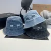 Hink hat casual unisex lyx caps designer hattar visirs mångsidiga mössa sommarsol hatt kust havet bomull cowboy tvätt fiskare hatt kan bäras av både män och kvinnor