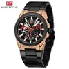 22 Mini Focus Business Waterz Decision Banda di acciaio Precision Watch 0339G