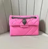 Kurt Geiger Designer Bags Wome's Messenger Bag Women Mani Mini Кожаная сумка для плеча металлические знак