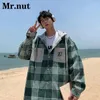 Vestes pour hommes vêtements de mode harajuku camping femme vêtements unisexe veste de voyage de voyage de tous les jours à capuche hip hop streetwear