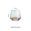 Wine Glasses European Small Colorful Portable Glass Cup Creative Juice Champagne Flutes Set Funny Mug Verre Household Products