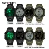 Watches Sanda 2155 Nya digitala män Sports Watch LED Lysande armbandsur Boy and Girl Electronic Waterproof Brand Student Stop Watches