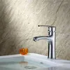 Bathroom Sink Faucets Household Copper Body Washbasin Faucet Electroplating Wash Basin And Cold Mixing Valve Counter