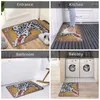 Mattor Dachshund Pet Dog Anti-Slip Doormat Bath Mat Helen Dalmatian golvmatta Välkommen matta inomhusdekorativ