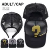 Chuanyun Nowy znak zapytania Baseball Hat Outdoor Fashion Modna spersonalizowana kaczka hat hollow hollow oddychający kapelusz siatkowy