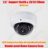 Muhafazalar 10pcs/lot mini vandrof -geçirmez 15x LED IR Kubbe Kamera Kılıf IP CCTV Tavan Montaj Metal Vandal Dirençli Kasa Muhafazası