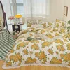 Beddengoed sets ins blogger Nordic Sling Bed 150 RUFFE Design Dekbed cover Set Quilt Set Girls Kids Comforter