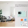 KITS TAIBOAN TUYA SMART WIFI GSM Security Alarm System Funciona com o detector de movimento de ladrão da Alexa Home 433MHz Sensor da janela da porta de fumaça