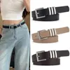Belts Cinturão feminina Minimalista da moda Autêntica e autêntica versátil Botão de agulha combinada com jeans Lady de jeans