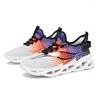 Zapatos informales Summer de verano grande Mesh transpirable Sports Flying Woven Running cómoda